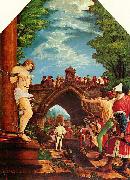 Albrecht Altdorfer Sebastiansaltar des Augustiner-Chorherrenstifts St. Florian bei Linz oil on canvas